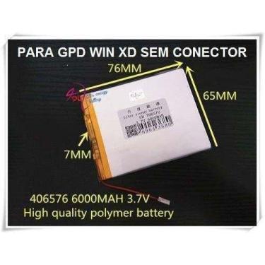 Imagem de Bateria Para Gpd Win Xd C/ 6000mah 3,7v  Sem Conector!!!!!! - bgb