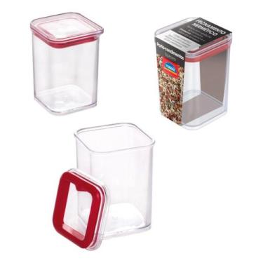 Imagem de Kit 3 Porta Condimentos Tempero Plasútil Hermético Cristal