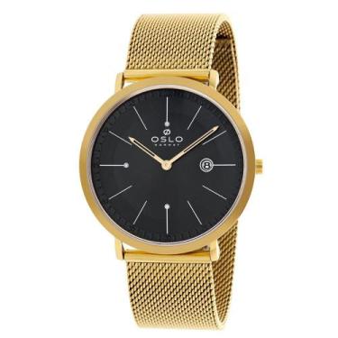 Imagem de Relógio Oslo Masculino Ref: Omgsss9u0003 P1kx Slim Dourado