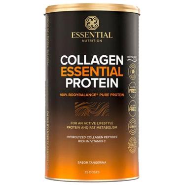 Imagem de Collagen Essential Protein Tangerina - (432,5g) - Essential Nutrition-Unissex