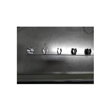 Imagem de Suporte Porta Vassouras E Rodos Em Alumínio Até 5 Cabos - Metalurgica 