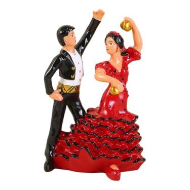 Imagem de Bothyi Estatueta de Noivos, Estátua Decorativa Colecionável, Escultura de Casal para Mesa, Enfeite para o Dia dos Namorados, Borda Preta