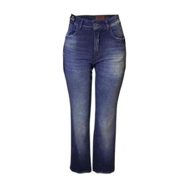 Imagem de Calça Feminina Ellus Dark Forest Flare Jeans-Feminino