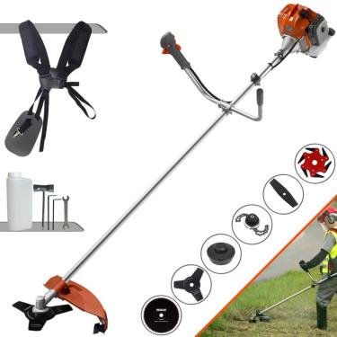 Imagem de Roçadeira Lateral Tekna RL520ACG2 2T 52cc 13.000rpm 2HP Com Carretel e Faca 3 Pontas + Faca 2 Pontas + Faca 6 Pontas + Faca 80 Dentes + Trimmer