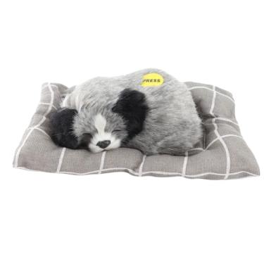 Imagem de Generic Brinquedo de Cachorro Dormindo, Ornamentos Decorativos de Pelúcia Realistas para Carro, Quarto, Escritório, Presente para Crianças, Boneca de Cachorro de Simulação para Crianças (Husky)