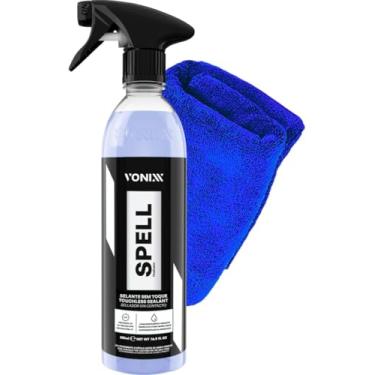 Imagem de Spell 2.0 Selante Sem Toque Coating Brilho E Proteção Super Hidrorrepelencia Vonixx + Pano Microfibra 40x40 Super Macio