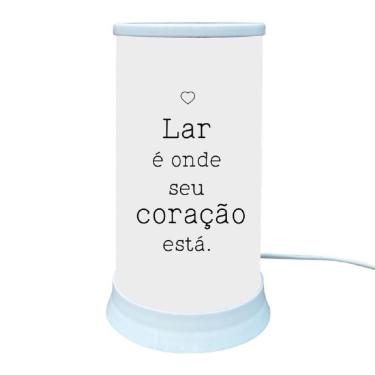 Imagem de Luminária De Mesa Frase Be Amazing