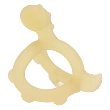Imagem de Zhjvihx Brinquedo Mordor de Bebê Fáccil de Agarrar Brinquedo de Dentição Infantil Para Mastigar Silicone Recém-Nascido Para Chupar ODo (Nano prata)