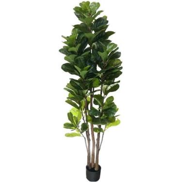 Imagem de Arvore Premium Planta Ficus Lyrata Artificial 180cm Grande - La Caza S