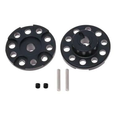 Imagem de simhoa 2x Adaptadores de Cubo de Roda Traseira em Liga de Alumínio para RC 1/10