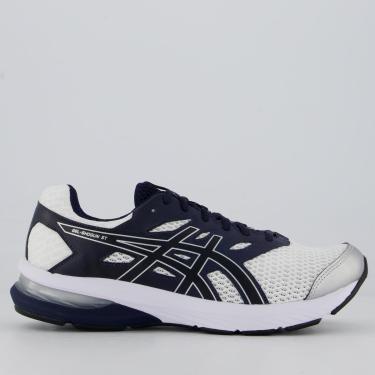 Imagem de Tênis Asics Gel Shogun ST Branco e Marinho-Masculino