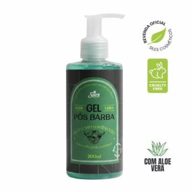 Imagem de Pós Barba Em Gel Hidratante Com Aloe Vera 200ml Siles