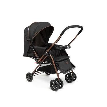 Imagem de Carrinho de Bebê Reverse 0 a 15Kg  Preto Bronze - Cosco Kids