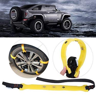 Imagem de Generic Cinto Universal Anti-derrapante para Pneus, 10 Peças, Correntes Ajustáveis ​​de Segurança para Carros de Neve, para Caminhões, Suv, Resistente Ao Desgaste, para Campos de Neve, Estradas