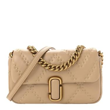 Imagem de Marc Jacobs Bolsa de ombro acolchoada J Marc MINI, Camelo, P