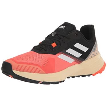Imagem de adidas Tênis feminino Terrex Soulstride, Impacto laranja/branco/preto, 10