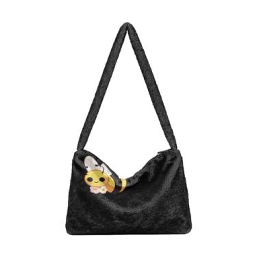 Imagem de GAIGEO Bolsa de ombro feminina, vermelha, azul, branca, aquarela, estrelas, americana, bolsa de ombro, bolsa feminina para uso ao ar livre, Bee Kind, One Size