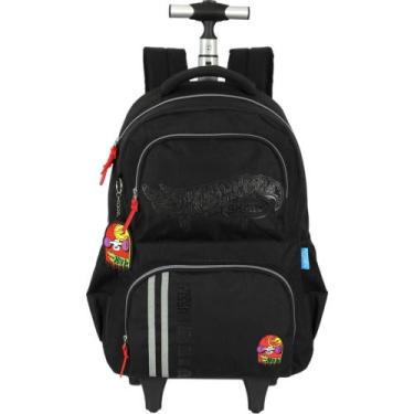 Imagem de Mochila com Rodinha HOT Wheels Preta G - Luxcel