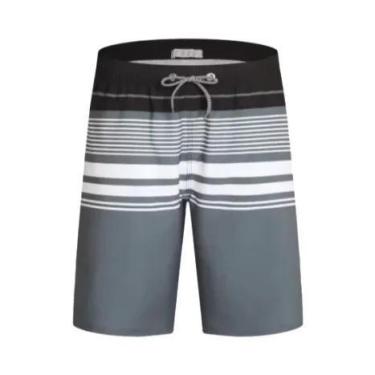 Imagem de Bermudas Masculinas Coloridas Com Estampa Gráfica Em Gradiente Impress