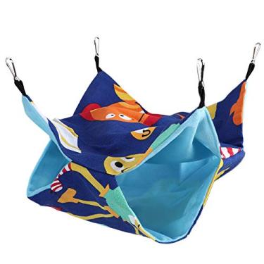 Imagem de Acouto Cama para Animais de Estimação Suspensa de Camada Dupla Animais Pequenos - Rede para de Estimação, Redes para de Estimação de Camada Dupla Pendurada Cama Saco de Dormir Pequeno Animal de