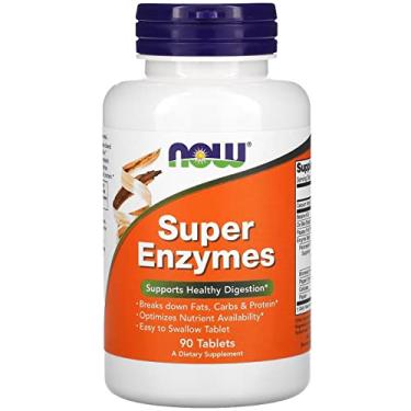 Imagem de Super Enzymes Enzimas Digestivas (90 Tabletes) - Now Foods