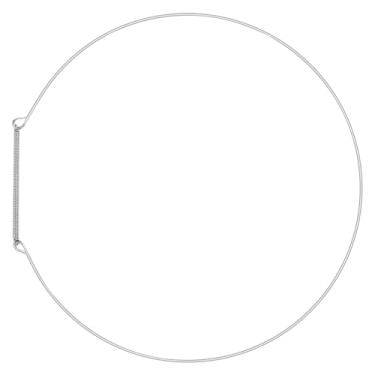 Imagem de WH01X10279 Anel de retenção de vedação de bota para máquina de lavar, anel de retenção de junta de porta de arruela de aço com mola para arruelas de carga frontal GE, compatível com WH08X10036