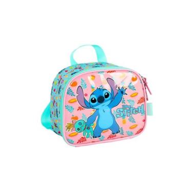 Imagem de Lancheira Térmica Lilo Stitch Rosa LA41553 - Luxcel