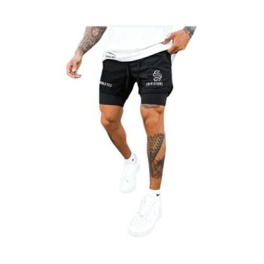 Imagem de Shorts Masculinos De Secagem Rápida E Respirável Para Corrida E Joggin