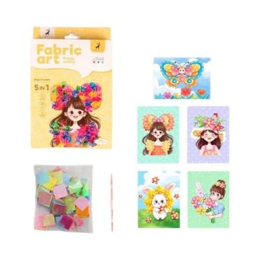 Imagem de Pacote De Brinquedos De Adesivos DIY Para Meninas Princesas, Artesanat