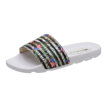 Imagem de Sandália Chinelo Slide Papete Feminino Estilo Alpargata  - Muritalle, 