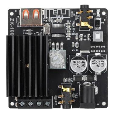 Imagem de Phefop Placa Amplificadora Digital ZK 1002M, Módulo Amplificador Estéreo de áudio de Canal Duplo Com Entrada de Disco AUX USB U Alimentação DC 5 a 24 V para áudio Doméstico de Alto