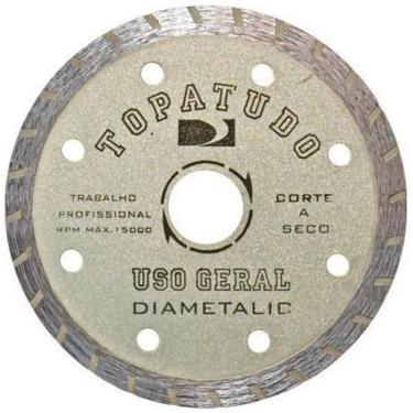 Imagem de Disco De Corte Diamantado Turbo 110Mm Topa Tudo 6 Unidades