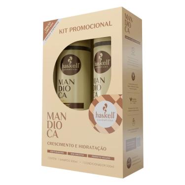 Imagem de Shampoo + Condicionador Haskell Mandioca 300ml cada