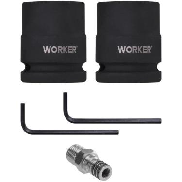 Imagem de Chave Impacto Pneumática 1`` 3100nm Reta Worker