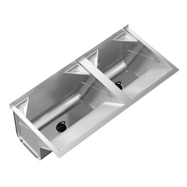 Imagem de Tanque Duplo Super em Aço Inox 104x50,6cm 114 Litros GhelPlus Inox