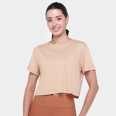 Imagem de Camiseta Colcci Cropped Feminina-Feminino