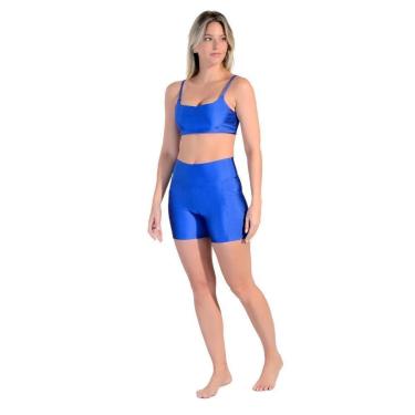 Imagem de Shorts com Bolso Esportivo Wunder em Tecido Total Shine Wunder-Feminino