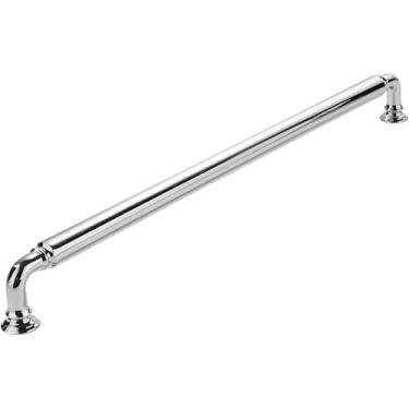 Imagem de khtumeware Pacote com 3 puxadores para eletrodomésticos polidos, cromados, resistentes, puxadores de armário de 305 mm (305 mm), ferragens adequadas para armários de cozinha