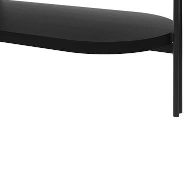 Imagem de Aparador Decorativo Industrial Para Sala De Estar Jantar Sintético Nord L05 Preto - Lyam Decor