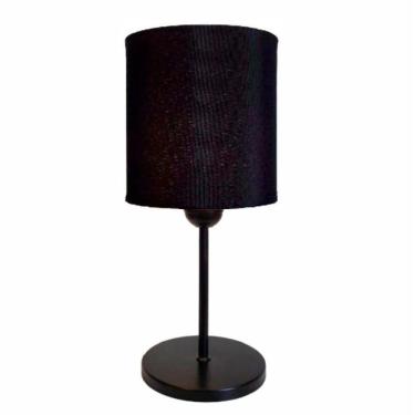 Imagem de Abajur De Cabeceira Md-2010pr Cúpula Em Tecido Preto