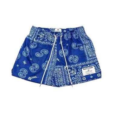 Imagem de Shorts Masculinos Esportivos Casuais De Secagem Rápida Em Tela Para Mo