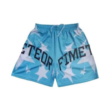 Imagem de Shorts Masculinos Esportivos Casuais De Secagem Rápida Em Tela Para Mo