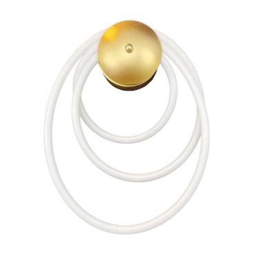 Imagem de Arandela Moderna Hose Dourada 38cm Led 50W 3000K Bivolt DS8256 Delis