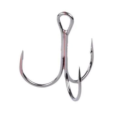 Imagem de Conjunto De Anzóis Para Pesca De Robalo Em Água Salgada, Anzol Triplo,