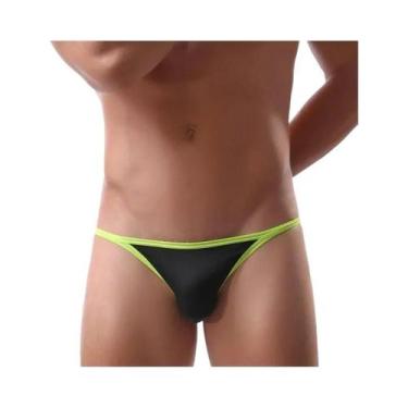 Imagem de Cuecas Masculinas De Cintura Baixa Com Listras Em Malha Respirável E T