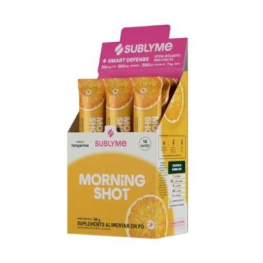 Imagem de Morning Shot Matinal Sabor Tangerina CX/14 Sachês Sublyme