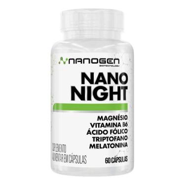 Imagem de Nano Night Nanogen  Suplemento Alimentar em Cápsulas Uso Adulto  60 Cá