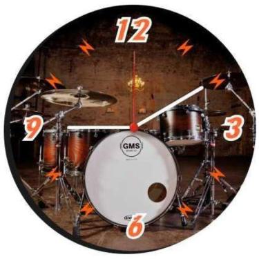 Imagem de Relógio De Parede Decorativo Estilo Música 45