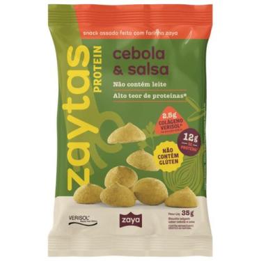 Imagem de Snack Assado Cebola e Salsa Zaytas Protein Pacote 35g -, Cebola e Sals