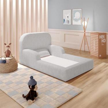 Imagem de Cama Montessoriana Berço Encanto 100 Espuma Cinza Keiko - Keiko Colchõ